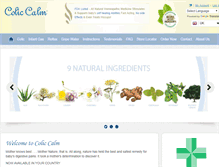 Tablet Screenshot of coliccalm.co.uk